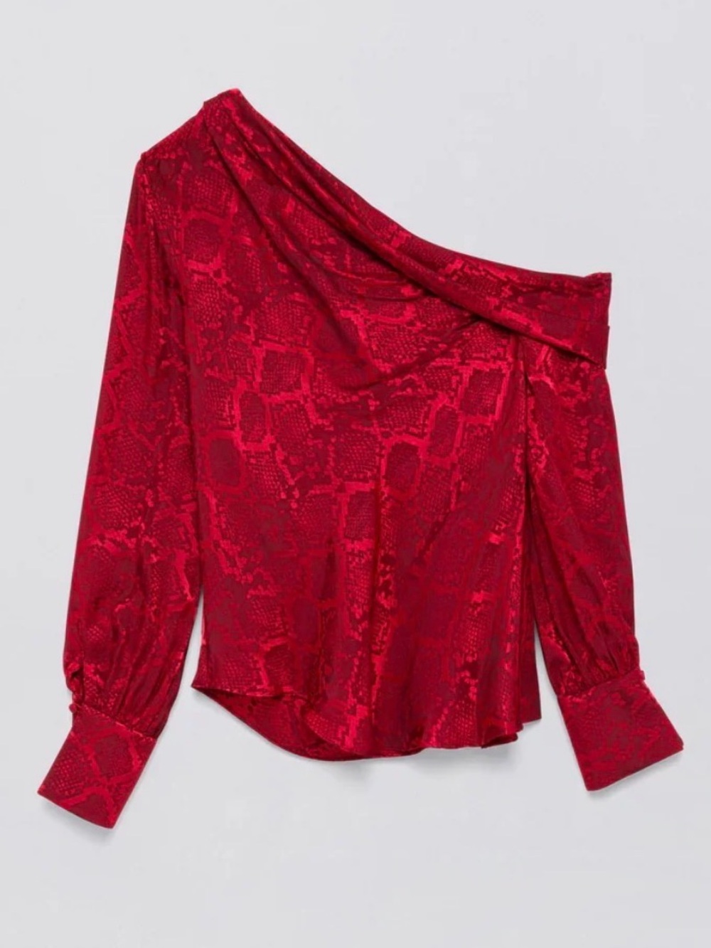 SIMKHAI Alice Python Print Blouse - Picture 4 of 5